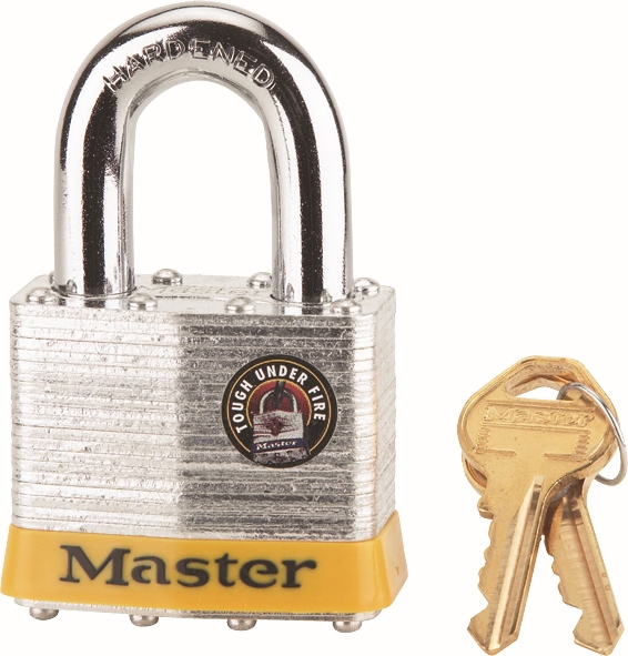 Other view of Padlock - Non-Rekeyable - Steel - 51 mm x 11 mm x 51 mm - 0017LH - Master Lock