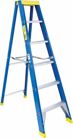 Other view of Single Sided Stepladder - 12 Step - Fibreglass - 3.6 m - 150 kg - RFSS Series - Professional Punchlock® - BAILEY