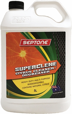 Other view of General Purpose Cleaner - Clear Orange/Red - 5 L - Can - HSS5 - Superclene - Septone