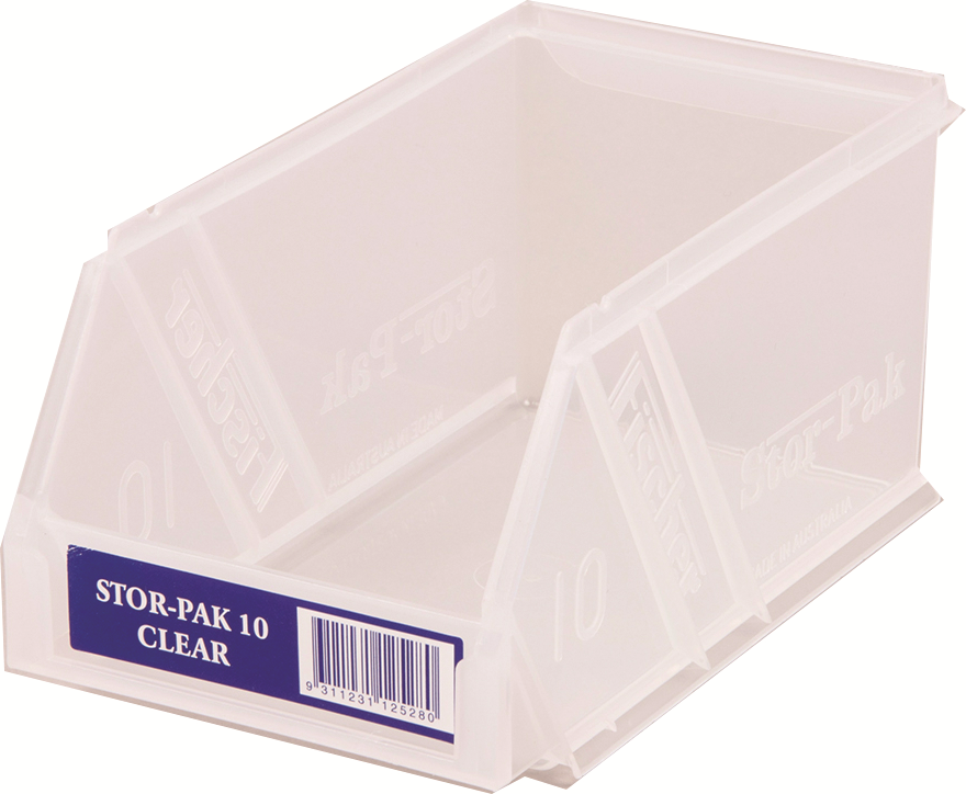 Other view of Fischer - Plastic Storage Bin - Clear - 100 x 170 x 85mm - F1H061