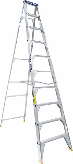 Other view of Single Sided Stepladder - 10 Step - Aluminium - 3 m - 150 kg - Professional Punchlock® - BAILEY