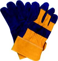 Other view of GLOVES LEATHER BLUE MUSTANG CANVAS BACK