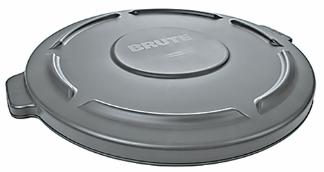 Other view of Self Draining Channels Container Lid - Round - Plastic - Grey - 122 L - RFG263100 GRAY - Brute® - Rubbermaid