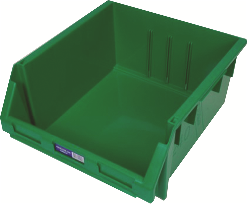 Other view of Fischer - Stor-Pak 240 - Plastic Storage Bin - Green - 24L - 410mm x 440mm x 210mm