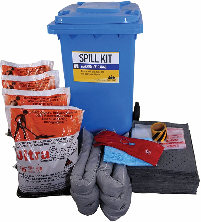 Other view of Spill Kit - General Purpose - 240 L Wheelie Bin - 247 L Capacity - SCKW247B - Spill Crew