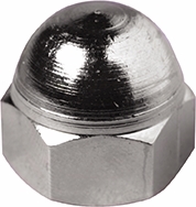 Other view of Dome Nut - 2-Piece Welded - Hex Head - 304 Stainless Steel - UNC - 1/4-20 - ND04PC025 - Hobson