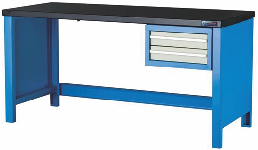 Other view of Workbench with 2 Drawers - 800 kg - Steel - Blue - 1800 mm x 750 mm x 900 mm - MOD3 - Phoenix Storage Systems