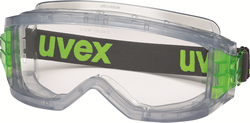 Other view of Safety Goggles - ultravision - Transparent Vented Custom Bridge Frame - Clear Lens - Anti-fog Hard Coating - 9301-905 - uvex