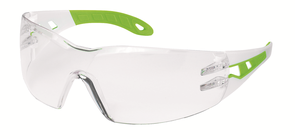 Other view of Spectacles – HC/AF – White/Lime – Clear – Pheos– uvex