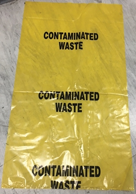 Other view of BAG LOW DENSITY YEL CONTAMINATE WASTE SM