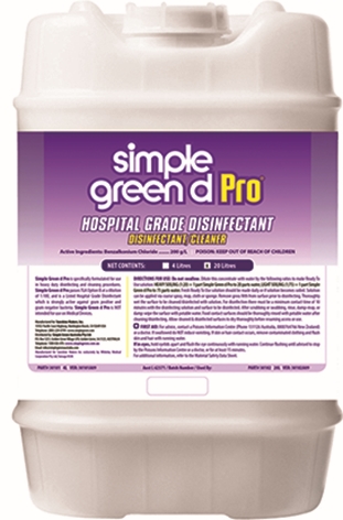 Other view of Hospitality Graded Disinfectant Cleaner - Blue - 20 L - Drum - SG30102 - d Pro® - Simple Green