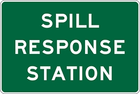 Other view of Safety Sign - Emergency Information - Spill Reponse Station - Polypropylene - 600 x 450 mm - Prosafe