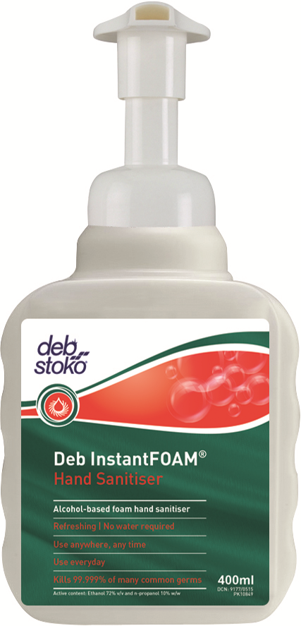 Other view of InstantFOAM™ Hand Sanitiser -400ml - Deb