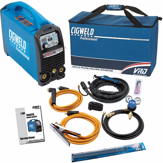 Other view of TIG Welding Machine - Plant - 240 VAC - 13 A - 50/60 Hz - IP23S - Transtig 170PI - W1007190 - Cigweld