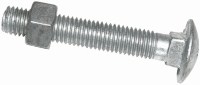 Other view of Bolt & Nut - Cup Head - Steel - Galvanized - Metric - M12 x 75 mm - 150/Pack - 627221 - Brighton Best