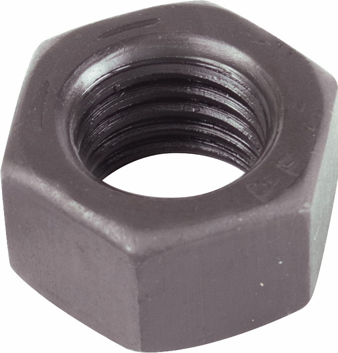 Other view of Hex Nut - High-Tensile - Grade 5 - Steel - Black - UNF - 7/16-20 - NHG5PF043 - Hobson