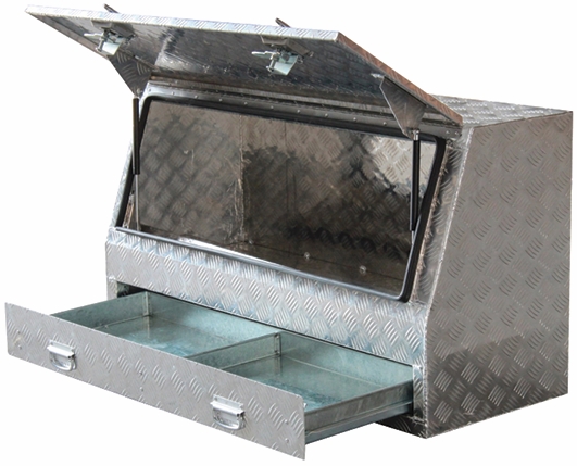 Other view of Tonner Truck Tool Box - Single Drawer - 38.5 kg Capacity - Aluminium - Silver - 1210 x 680 x 500 mm - AL Series - One Eleven