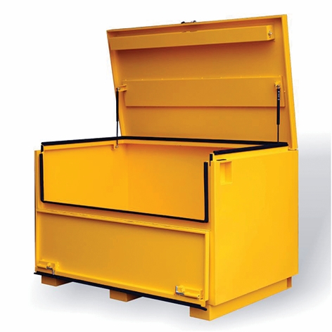 Other view of Site Box - Large - 100 kg Capacity - Steel - Yellow - 1068 x 1000 x 918 mm - HDSITE1 - One Eleven