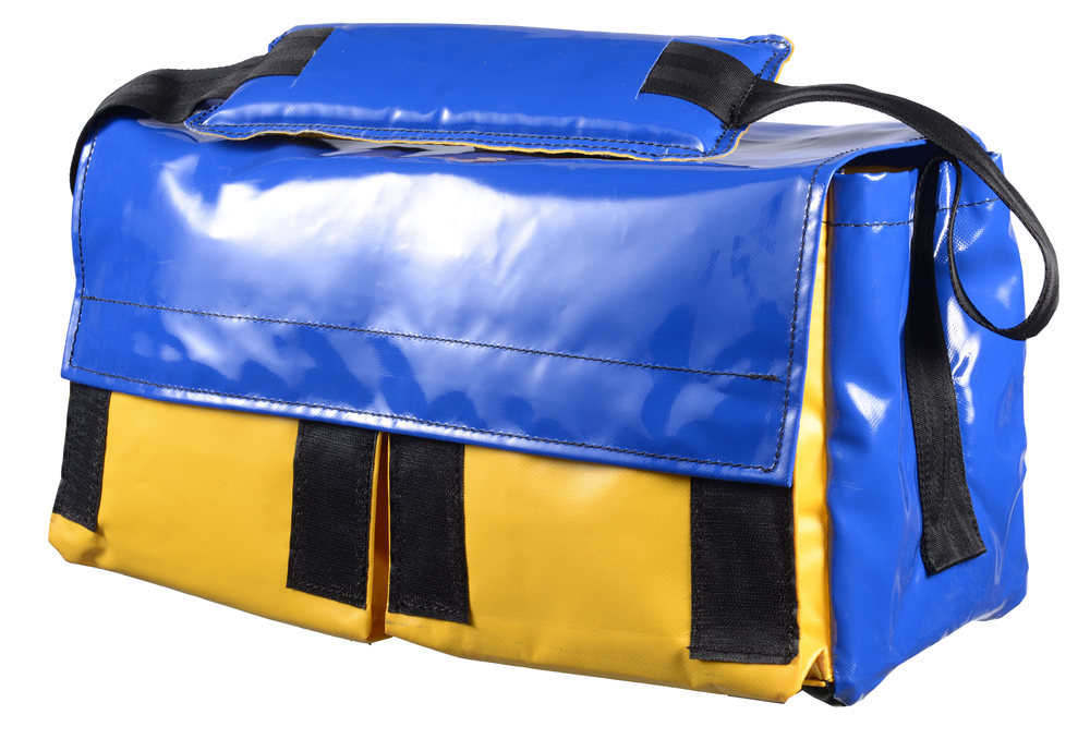 Other view of Vinyl Tool Bag - Stable Base - Yellow/Navy - JBS