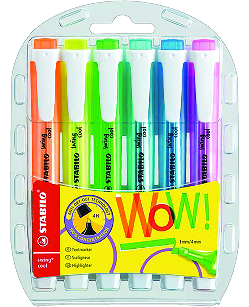 Other view of Stabilo Swing Cool Highlighters - Assorted (6)