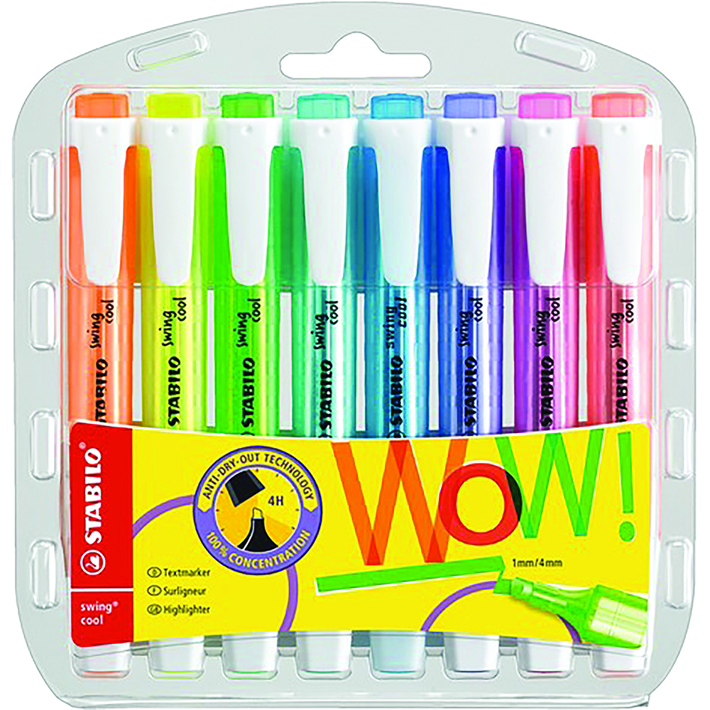 Other view of Stabilo Swng Cool Highlighters - Assorted (8)