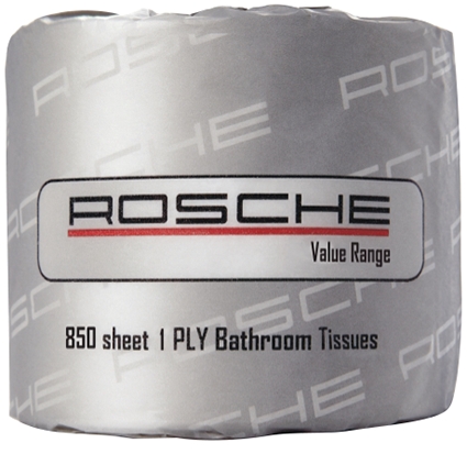 Other view of Toilet Tissue - White - 850 Sheet - 1 Ply - 6601V - ROSCHE