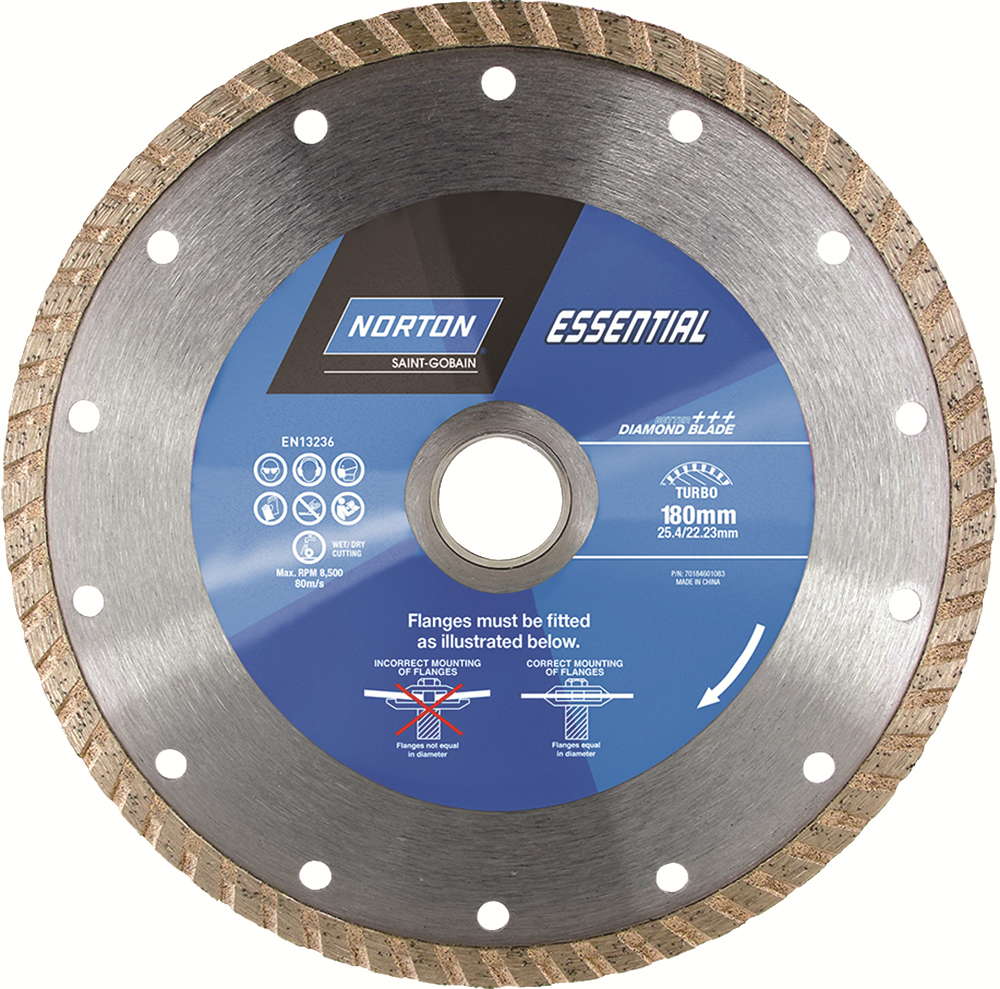 Other view of Norton Clipper 70184601083 Essential Continuous Diamond Blade - 180 X 25/22mm