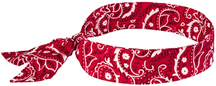 Other view of Ergodyne BANDANA 6700 CHILLITS 12305 REDWESTERN