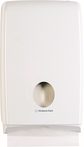 Other view of Compact Towel Dispenser - ABS - White - 239 x 81 x 380 mm - 70240 - AQUARIUS - Kimberly Clark