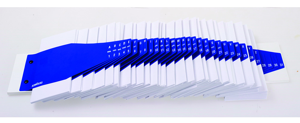 Other view of CELCO - LETTER SORTER ALPHA NUMERIC BLUE - 0242100