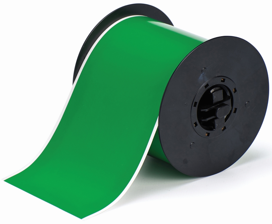 Other view of Indoor/Outdoor Label - Vinyl - Green - 30.48 m x 12.7 mm - B30 - Brady