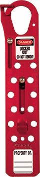 Other view of Safety Lockout Hasp - Sliding - 12 Padlock - 21 mm Inside Jaw - 9/32" Shackle - Red - S440 - Master Lock