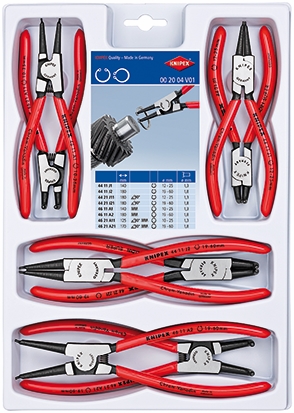 Other view of 8-Piece Circlip Plier Set - Chrome Vanadium Steel - 002004V01 - Knipex