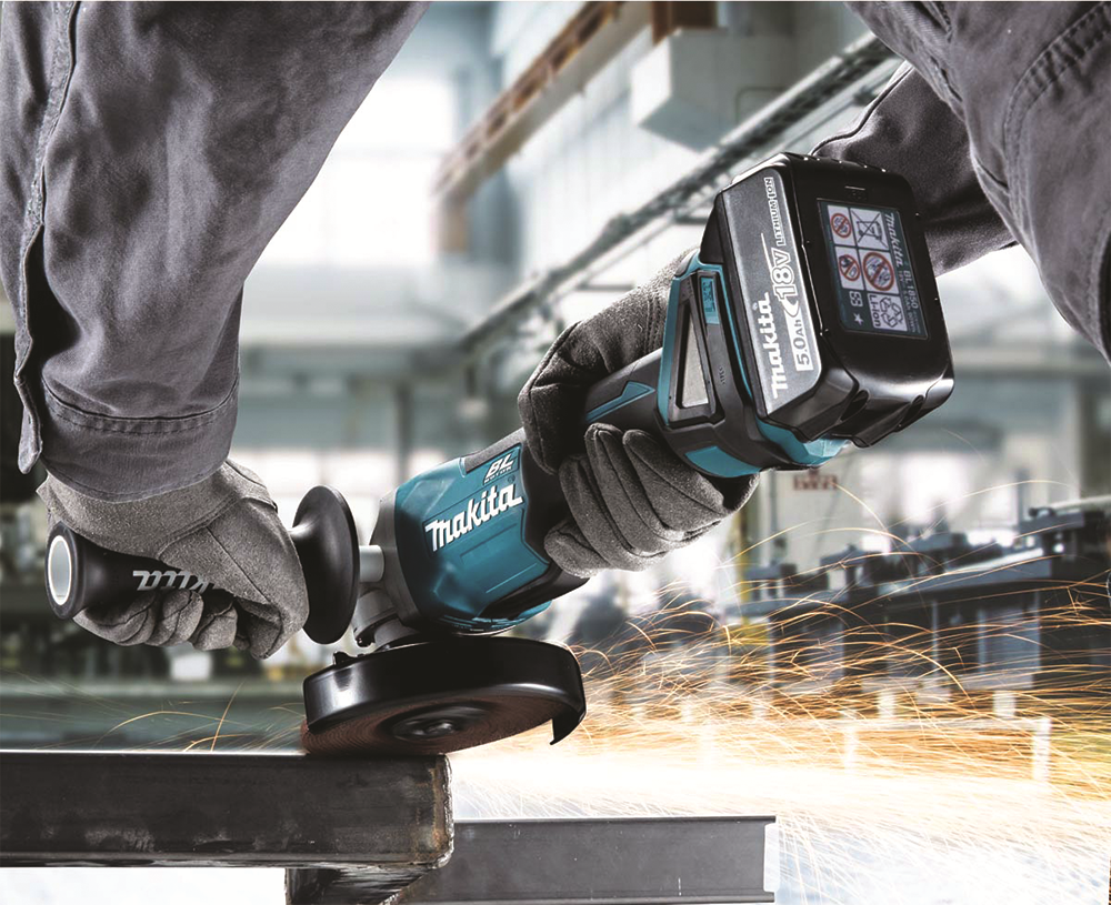 Other view of Makita DGA505Z 18V Li-ion Cordless Brushless 125mm 5" Angle Grinder Skin