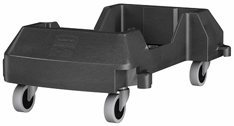 Other view of Mobility Trolley - Plastic - Black - 90.7 kg - RFG355188 BLA - Slim Jim® - Rubbermaid