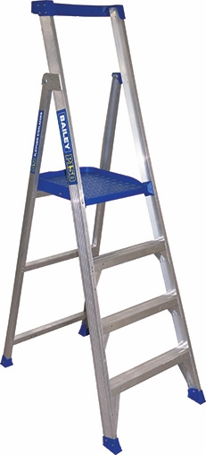 Other view of Platform Stepladder - 4 Step - Aluminium - 1.2 m - 150 kg - P150 Job Station - BAILEY