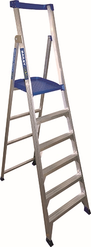 Other view of Platform Stepladder - 6 Step - Aluminium - 1.8 m - 150 kg - P150 Job Station - BAILEY