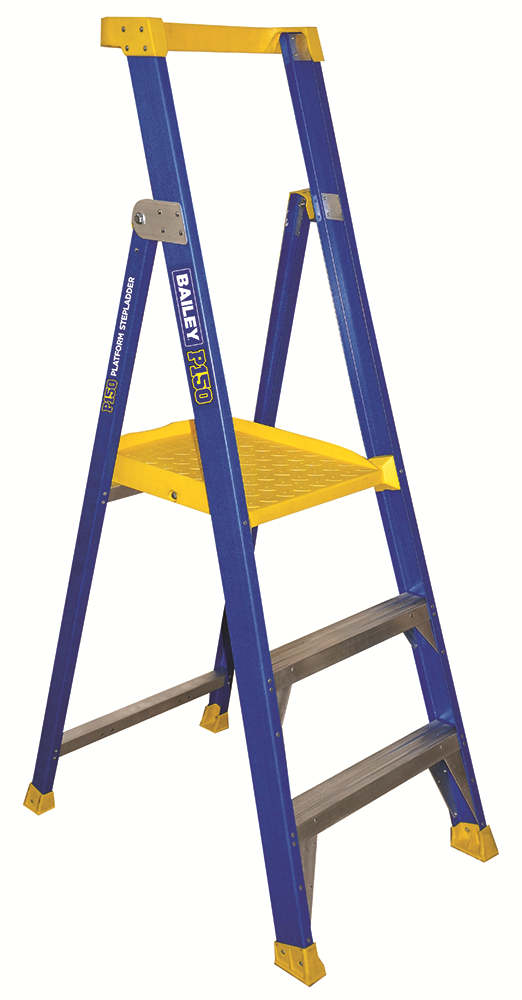 Other view of Platform Step Ladder - 3 Step - Fibreglass - Bailey