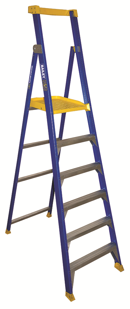 Other view of Platform Step Ladder - 6 Step - Fibreglass - Bailey