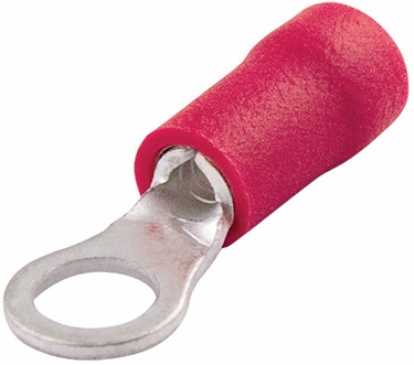 Other view of Supergrip Ring Terminal - Copper - Red - 22-16 AWG - M5 - Utilux