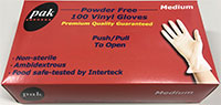 Other view of GLOVES POWDER FREE VINYL MED (100)