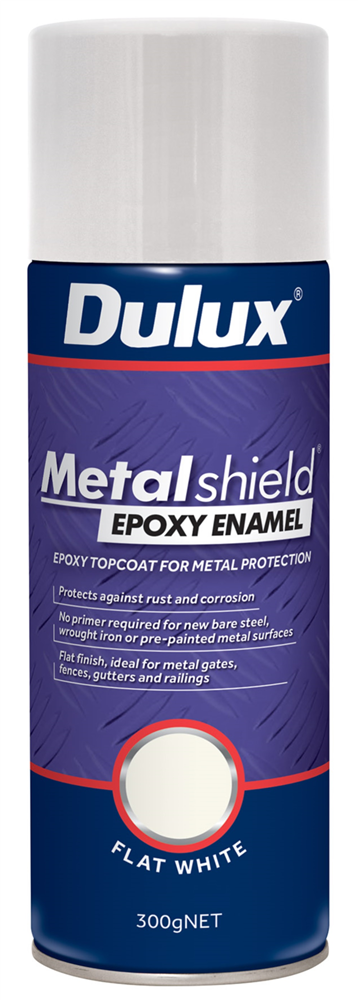 Other view of Metalshield Epoxy Paint - Aerosol - 300g - Flat - White - Dulux