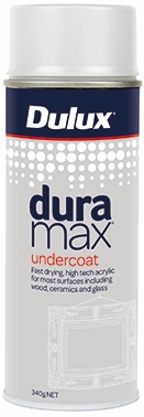 Other view of Enamel Spray Paint - Undercoat - 340 g Aerosol - White - 31LD1232-340G - DuraMax - Dulux