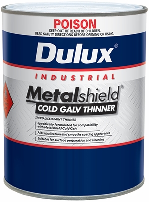 Other view of Paint Spray Thinner - 4 L Can - Colourless - Liquid - Solvent Odour - <1°C Flash Point - 965H0009-4L - Metalshield - Dulux