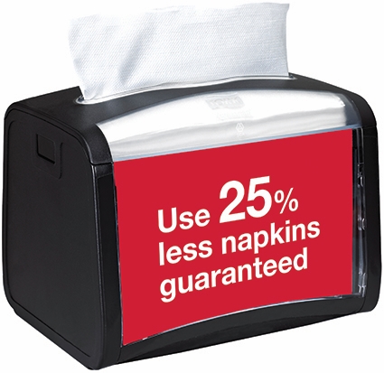 Other view of Napkin Dispenser - Stand - Plastic - Black - 235 x 235 x 622 mm - 63320 - Xpressnap - Tork