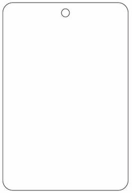 Other view of Blank Tag - White - 5.91" x 3.94" - 3043892 - Prosafe - (10/Pack)