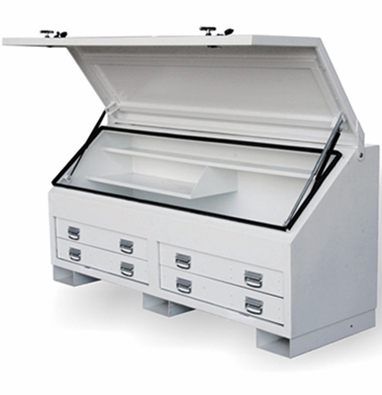 Other view of Truck Tool Box - 201 kg Capacity - Steel - White - 1770 x 750 x 600 mm - BKAT1770FD - One Eleven