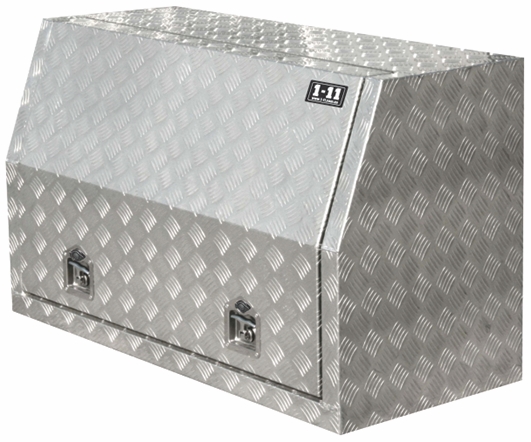 Other view of Tonner Truck Tool Box - Full Door - Long Reach - 37 kg Capacity - Aluminium - Silver - 1500 x 680 x 500 mm - AL Series - One Eleven