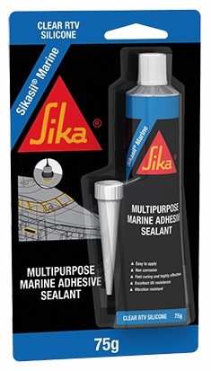 Other view of Sika 478301 - Marine Neutral Cure Silicone Sealant -Tube - Clear - 75 gram