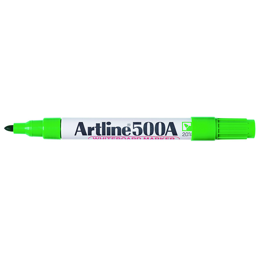 Other view of Artline 500A - 150004 - Whiteboard Marker - 2mm bullet nib - Green - Pack of 12